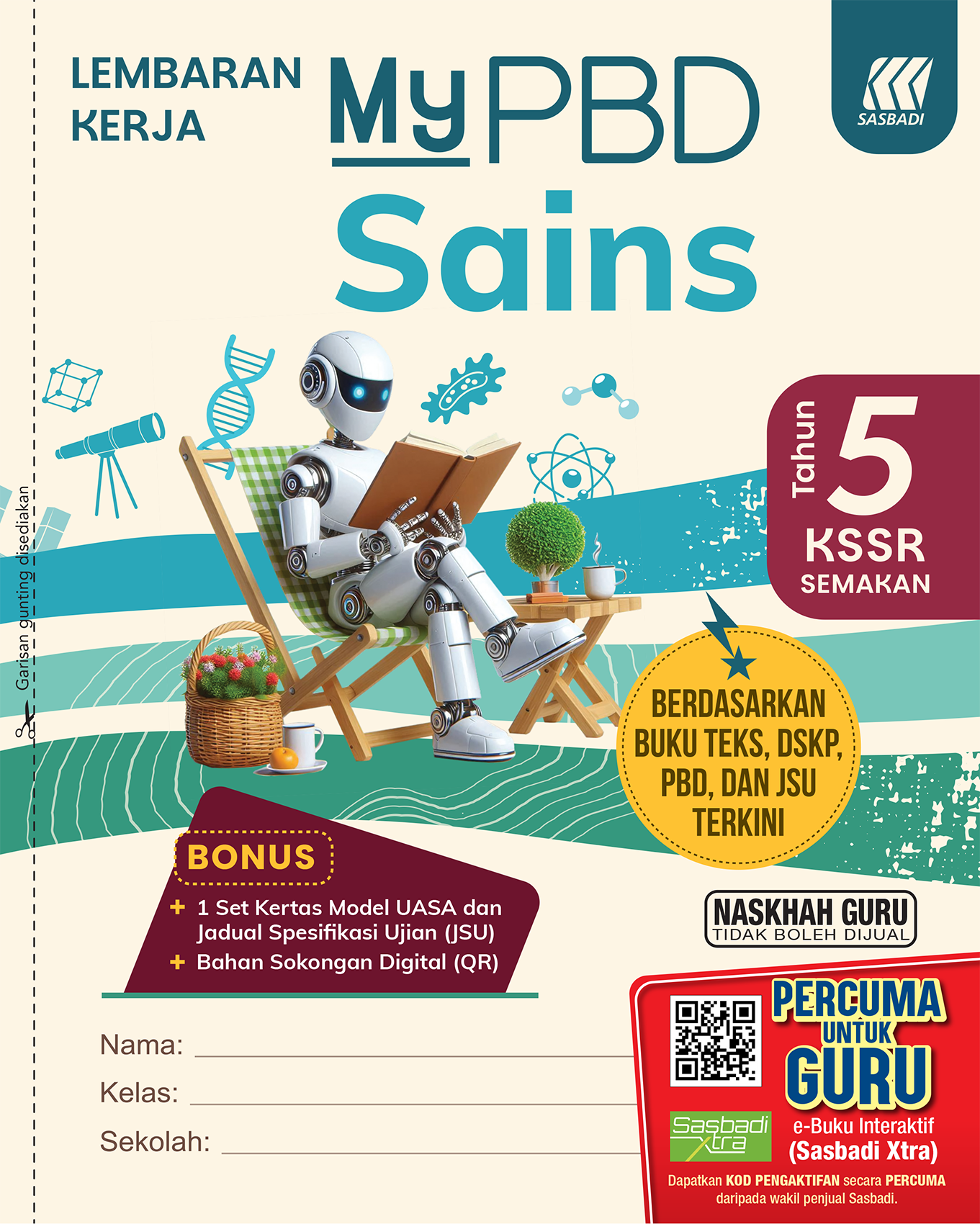 LEMBARAN KERJA MYPBD KSSR SAINS  TAHUN 5 Cover